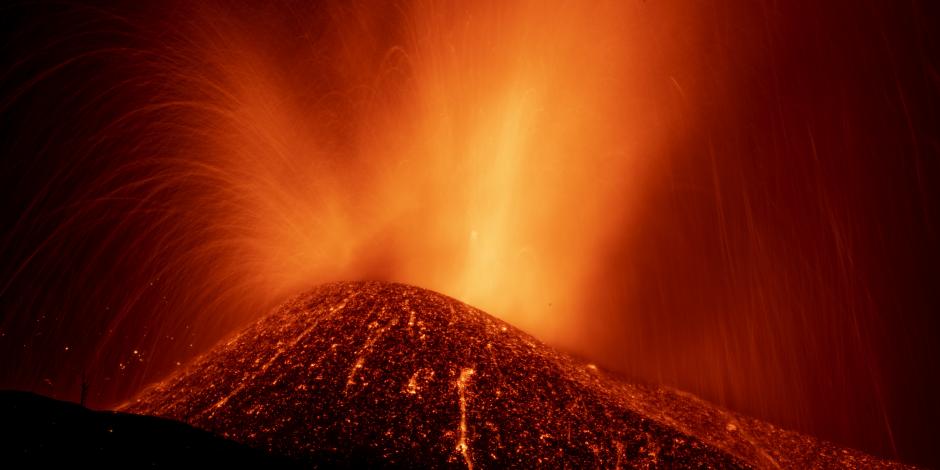 La erupción del volcán la palma inició el 19 de septiembre pasado.