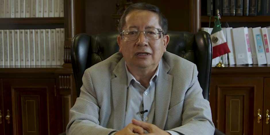 En la imagen, el secretario de Finanzas del estado de Zacatecas, Ricardo Olivares Sánchez