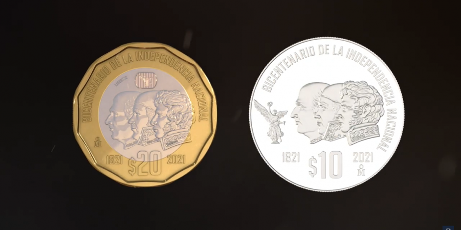 Banxico puso en circulación seis monedas conmemorativas.