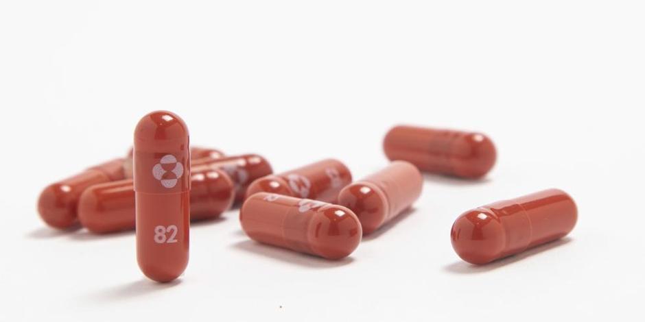 La pastilla contra COVID-19 desarrollada por Merck & Co. y Ridgeback Biotherapeutics.