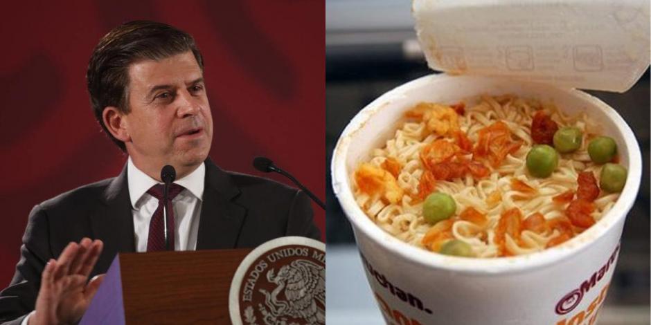 Ricardo Sheffield Padilla, titular de la Profeco, adelantó que dos marcas de sopas instantáneas dejarán de circular en las tiendas de México.