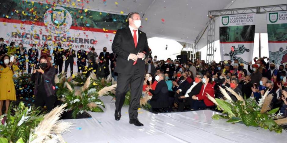 El alcalde de Magdalena Contreras, Luis Gerardo Quijano, enfatizó sobre los cuatro ejes fundamentales de trabajo.