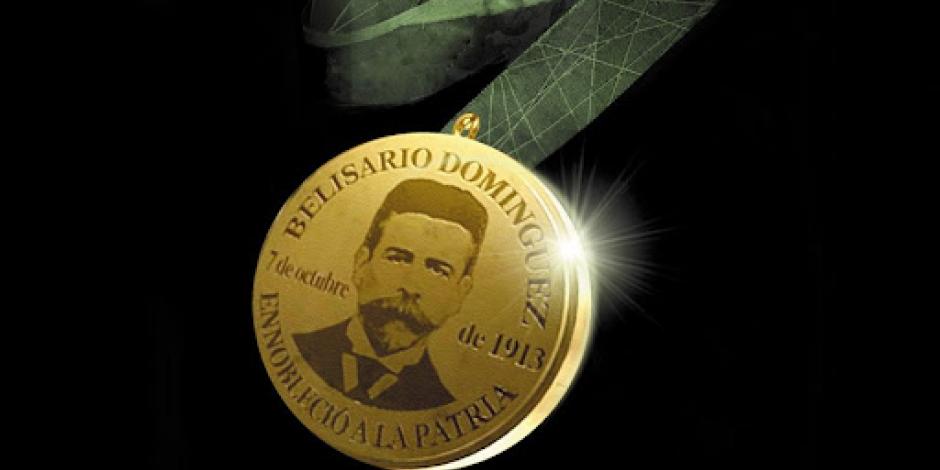 Las medallas Belisario Domínguez serán entregadas el próximo 7 de octubre.