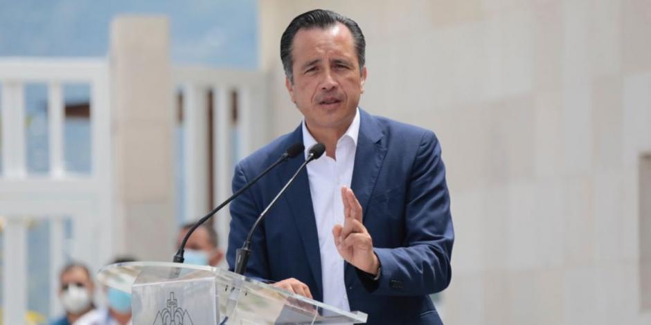 "Los vamos a encontrar donde estén", dijo el gobernador de Veracruz. Cuitláhuac García Jiménez 