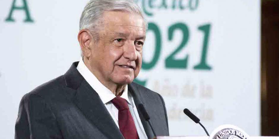Andrés Manuel López Obrador, Presidente de México, en conferencia de prensa.