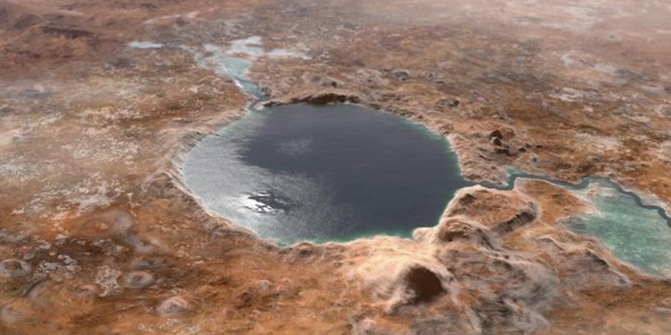 La NASA confirmó que el cráter Jezero de Marte fue un lago.