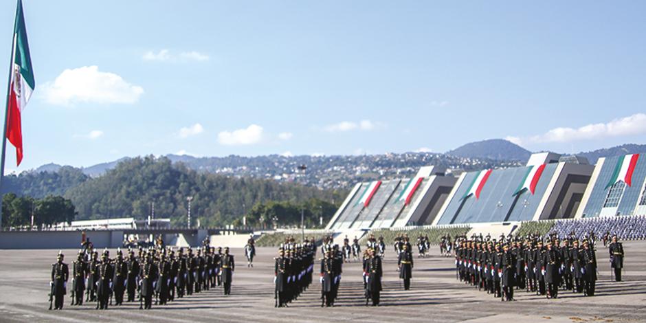 La ceremonia se llevó a cabo en las instalaciones de Tlalpan, Ciudad de México, ayer.