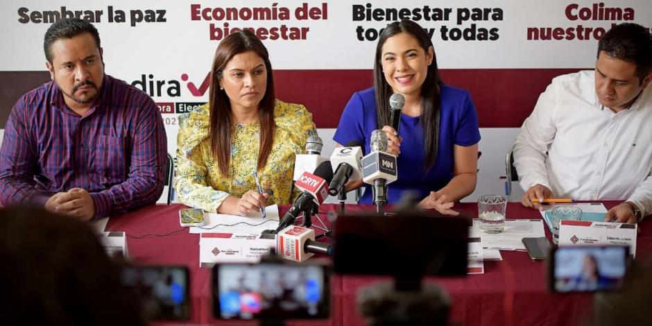 La gobernadora electa de Colima, Indira Vizcaíno Silva, afirmó que se calcula una deuda estatal de más de 8 mil millones de pesos.
