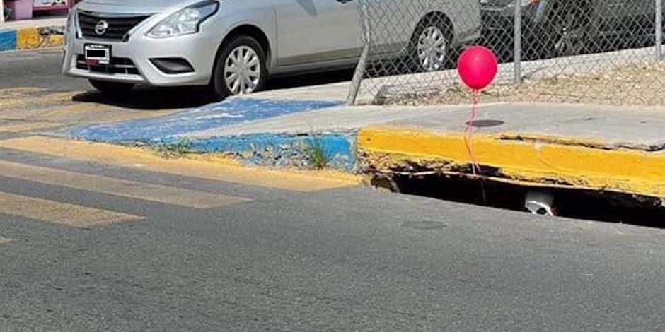 El payaso Pennywise causa terror en alcantarillas de Nuevo León. Foto: Alerta Guadalupe, Facebook