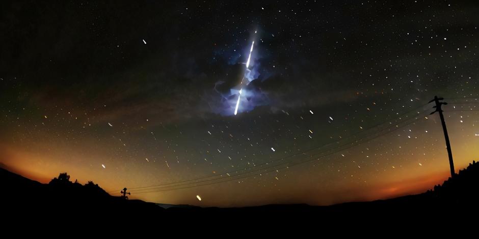 La lluvia de estrellas Oriónidas produce en el cielo los famosos "trenes brillantes".