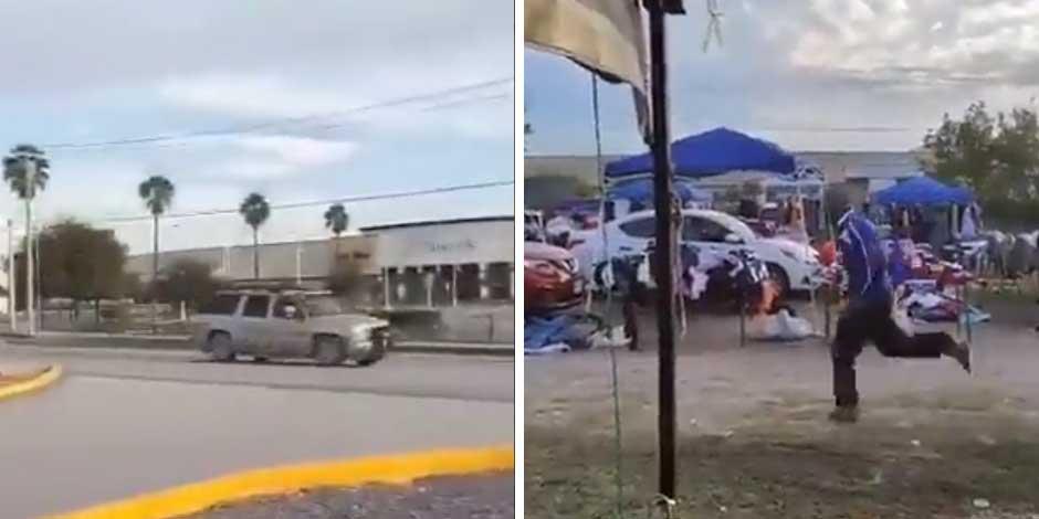 Militares y personas armadas protagonizaron una persecución y balacera en calles de Matamoros, Tamaulipas