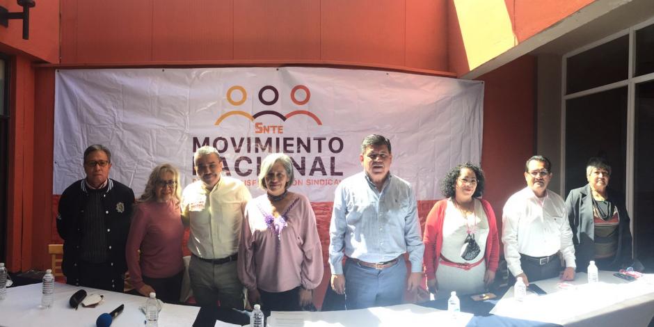 Pronunciamiento de integrantes del Movimiento Nacional por la Transformación Sindical. 