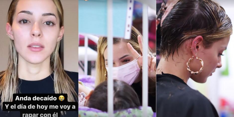 Mariana Rodríguez se cortó el cabello para apoyar a un niño con leucemia en Nuevo León.