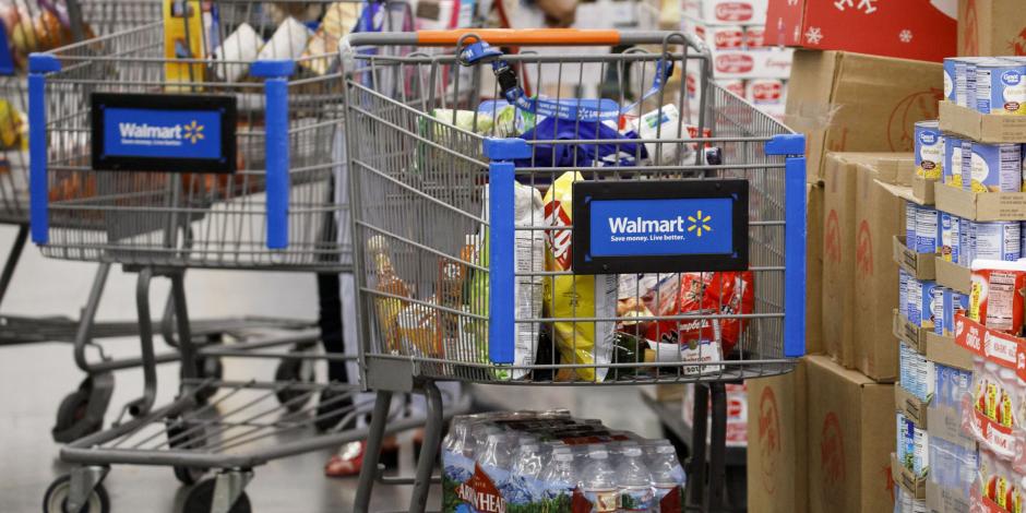 Walmart utiliza estrategias diferentes como arcos, carritos o presentaciones en vivo para impulsar el crecimiento de sus clientes. 