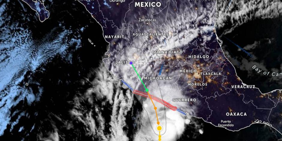 El huracán "Rick" de categoría 1 se encuentra en desarrollo y se aproxima a Guerrero; se prevé que alcance la categoría 3.