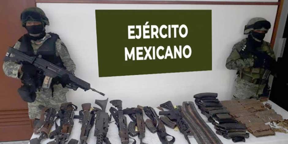 Ejército Mexicano afecta estructura de organizaciones delictivas de los Carteles del “Golfo” y “Pacífico”