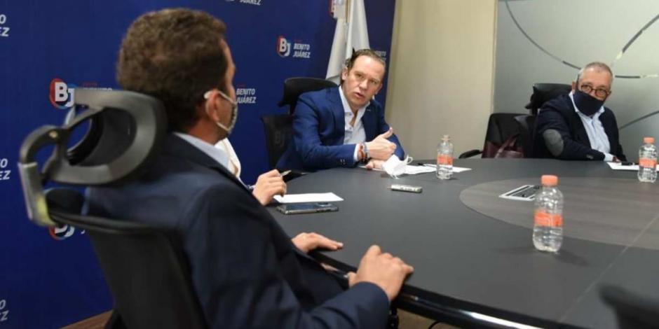Santiago Taboada sostuvo una reunión con miembros de la ADI, con el objetivo de posicionar a la demarcación como una zona idónea para la inversión.