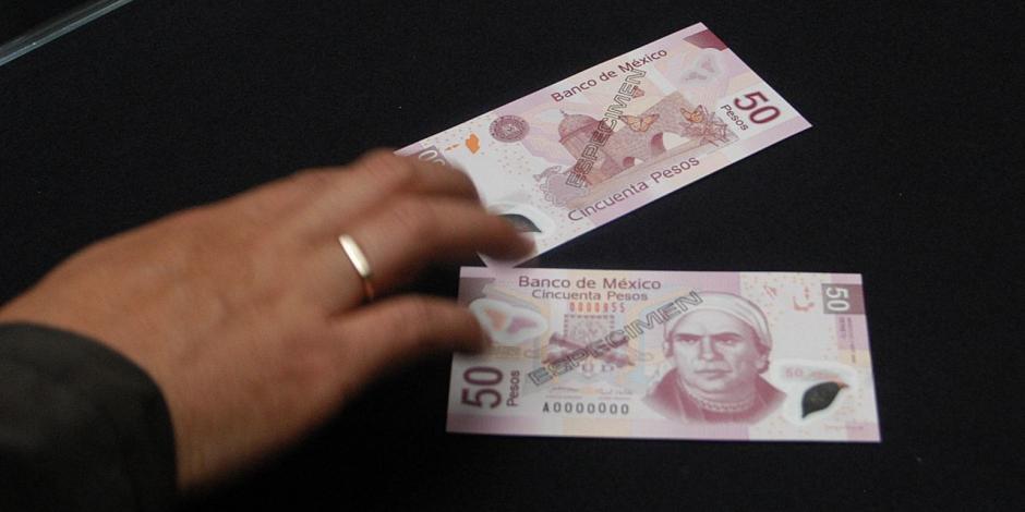 Banxico anunció la presentación del nuevo billete de 50 pesos.