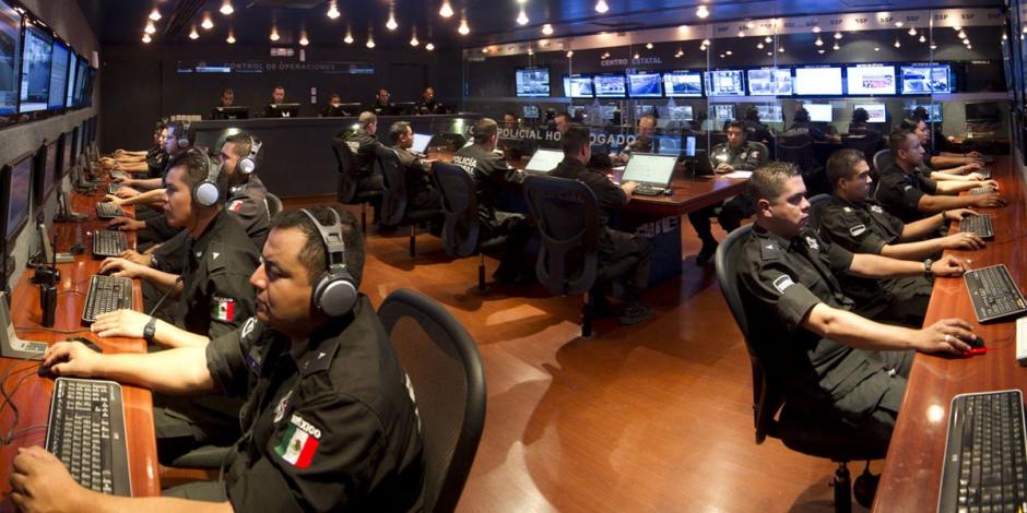 La SSPC operó con la Plataforma México en dos mil 448 instituciones de seguridad pública y procuración de justicia.