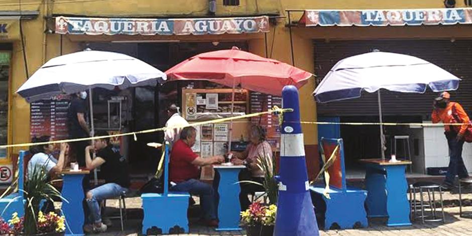 En Polanco y en Coyoacán se dan casos de establecimientos que aprovechan el programa Ciudad al Aire Libre, que el Gobierno capitalino echó a andar en medio de la pandemia, para evitar aglomeraciones.