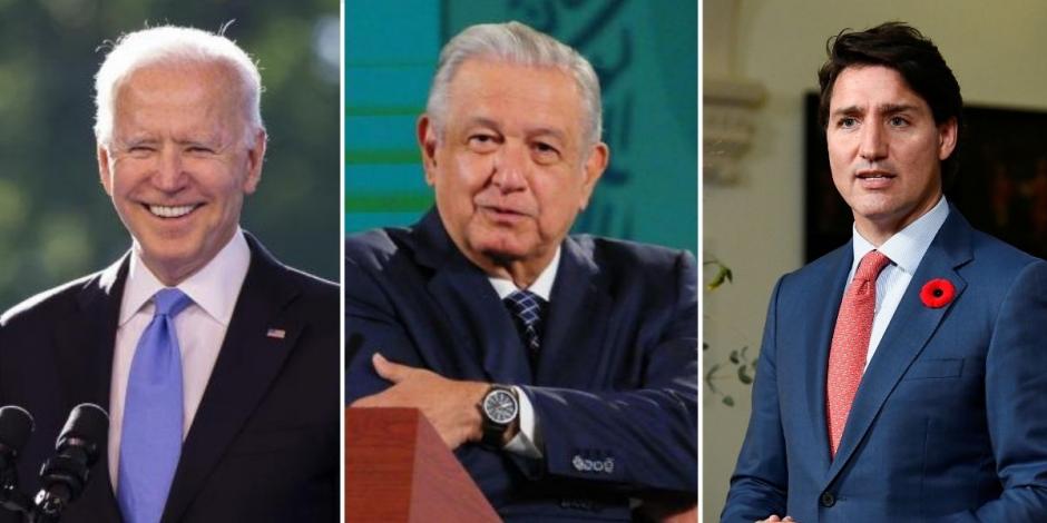 Joe Biden, AMLO y Justin Trudeau sostendrán un encuentro trilateral el próximo 18 de noviembre en Washington.