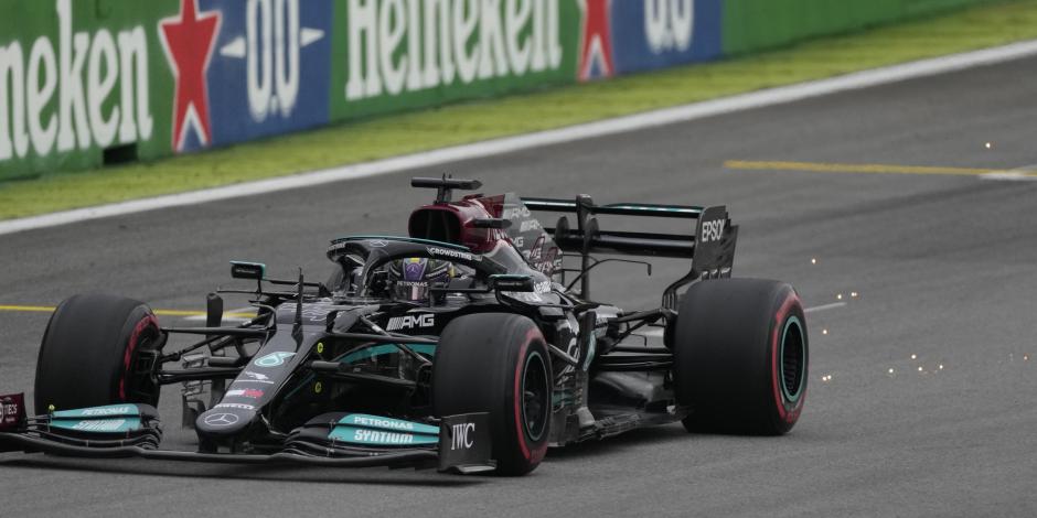 Lewis Hamilton, en el Gran Premio de Brasil