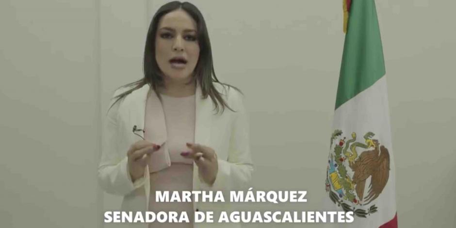 Martha Márquez también acusó a Marko Cortés de tener una actitud tibia ante la situación que vive el país.