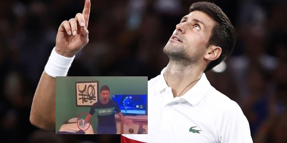 Novak Djokovic celebró el pase de Serbia al Mundial