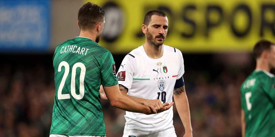 Italia no puede ante Irlanda del Norte y va al repechaje rumbo a Qatar 2022.