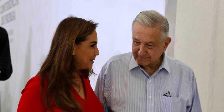 La alcaldesa de Benito juárez, Mara Lezama agradeció el apoyo del Presidente, Andrés Manuel López Obrador, para hacer realidad el Bulevar Colosio