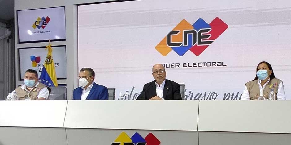 Autoridades del Poder Electoral informan sobre las elecciones regionales y municipales 2021 en Venezuela