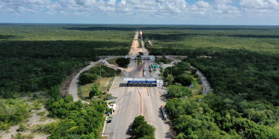 Avance de la obra del Tren Maya en su tramo 4, en Yucatán, en octubre pasado.