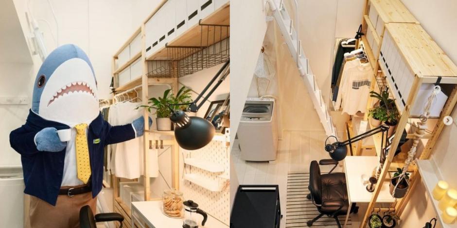 IKEA informó que el departamento en Tokio cuenta con 10 metros cuadrados.