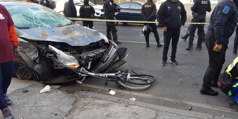 Un conductor atropelló este domingo a peregrinos que se dirigían a la Basílica de Guadalupe