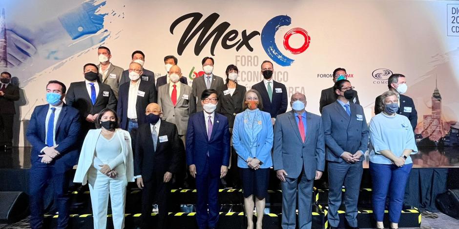 Este lunes se llevó a cabo el Foro Económico México - Corea.
