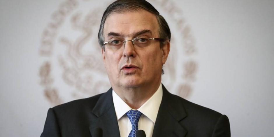 El secretario de Relaciones Exteriores (SRE), Marcelo Ebrard Casaubón.