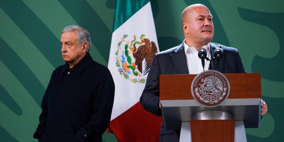 Este martes la reunión de seguridad y la mañanera se realizó en Jalisco, en donde estuvo presente el gobernador Enrique Alfaro.