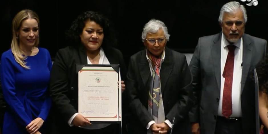 La CEAV celebró el nombramiento de Martha Yuriria Rodríguez Estrada.