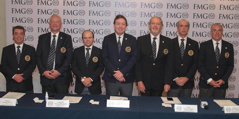 Integrantes del nuevo Consejo Directivo de la Federación Mexicana de Golf.