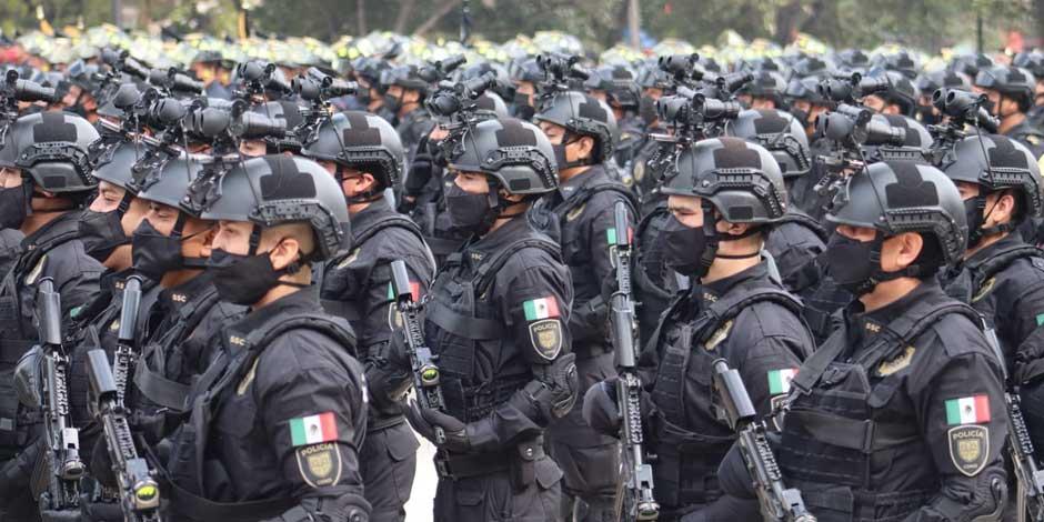 Policías de la CDMX