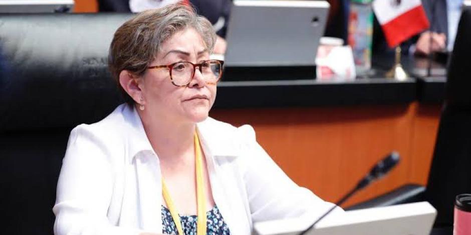 La senadora Martha Guerrero es suplente de Delfina Gómez, quien tomó las riendas de la SEP hace casi un año.