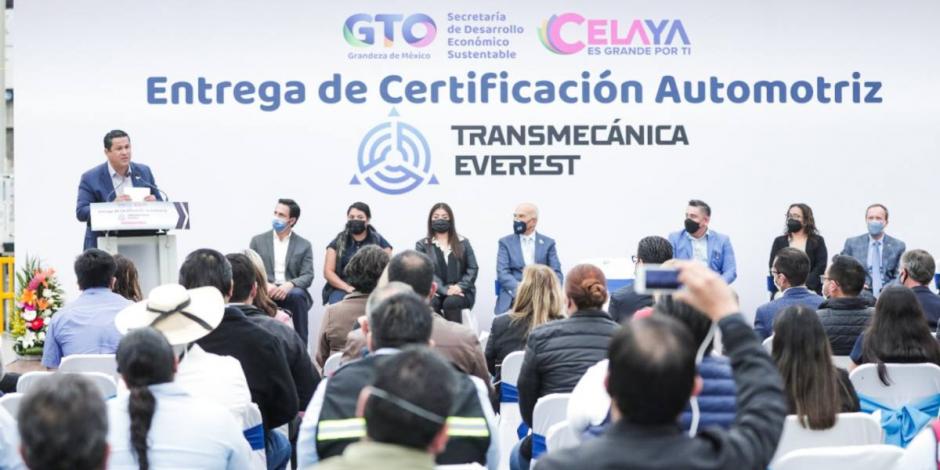 Construimos un Guanajuato innovador, competitivo, orientado a la calidad y a la excelencia, dijo el gobernador del estado, Diego Sinhue Rodríguez.
