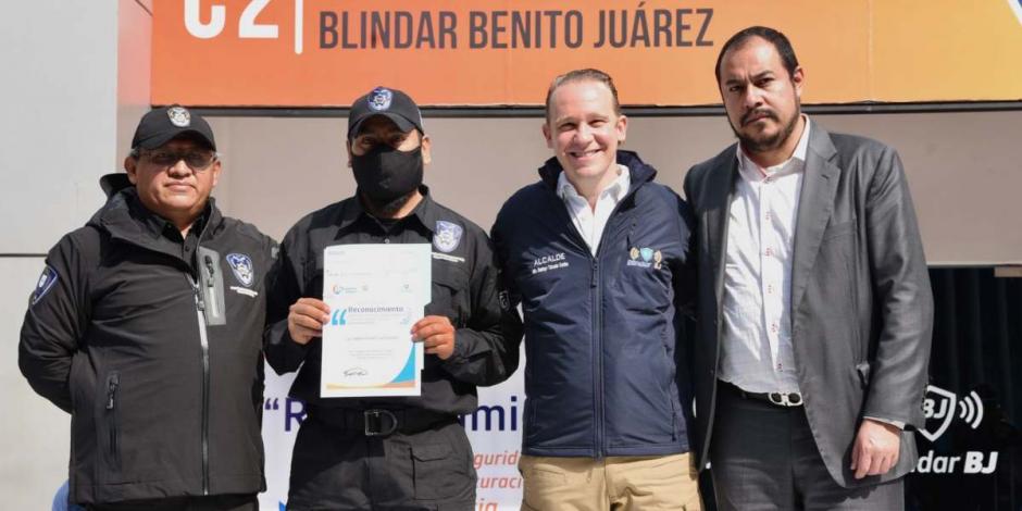 El alcalde Santiago Taboada indicó que su gobierno continuará con el programa “Cuidar a quien nos Cuida”, como parte de la estrategia Blindar BJ.