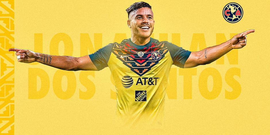 Jonathan dos Santos se une a las filas del América para el Torneo Clausura 2022.