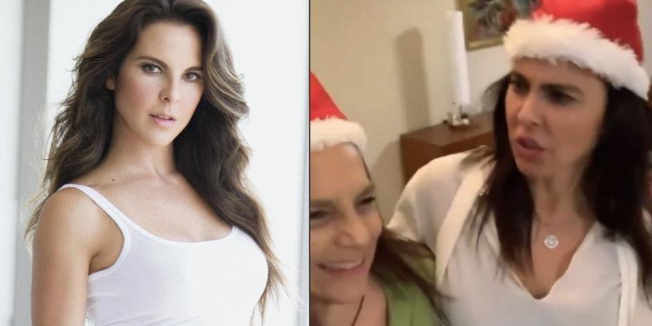 Kate del Castillo se enoja en plena celebración de Navidad y queda como "El Grinch"