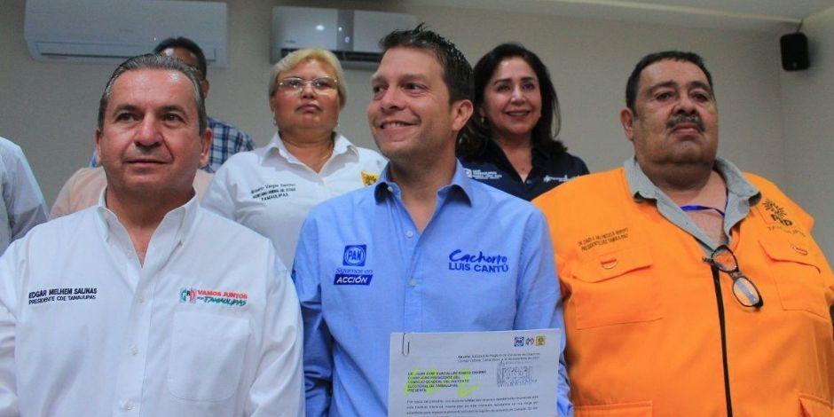 El PAN, PRI y PRD crean la alianza Va Por Tamaulipas.