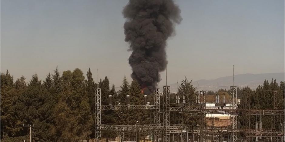 Incendio en fábrica de Lerma, el 31 de diciembre de 2021