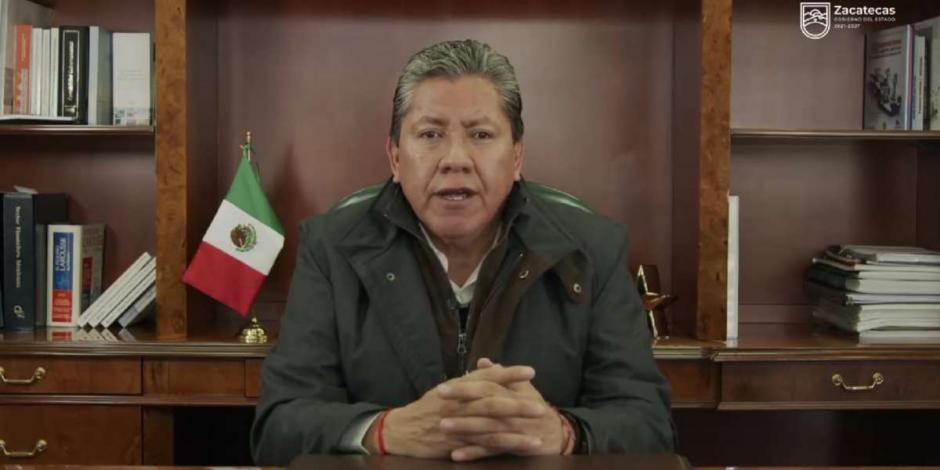El gobernador de Zacatecas, David Monreal Ávila, señaló que acabará con la inseguridad en Zacatecas.