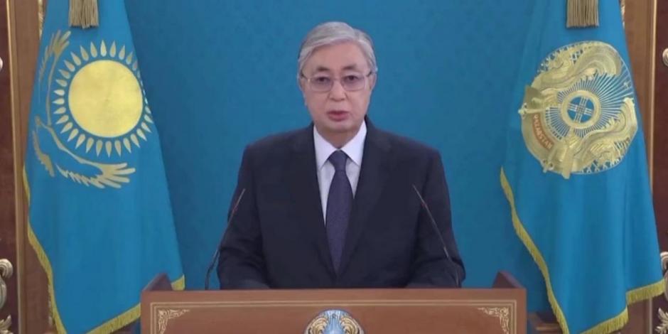 El presidente de Kazajistán aseveró que dio la orden de "disparar a matar" durante un discurso televisado.