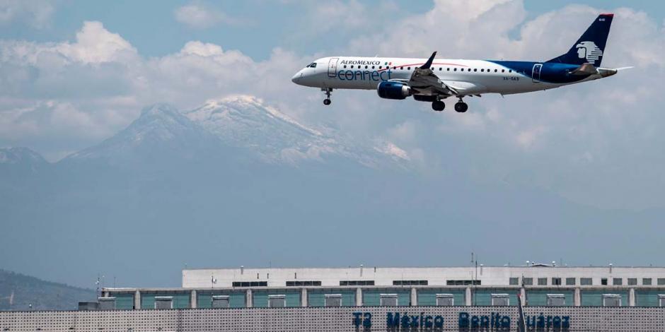 Este viernes, Aeroméxico registró 13 cancelaciones de vuelos